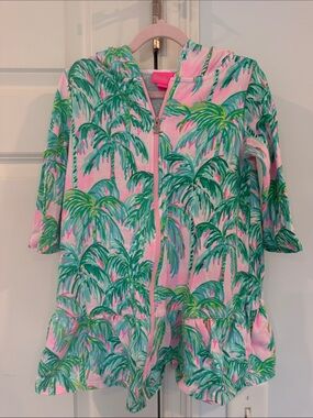 Lilly Pulitzer girls hooded coverup